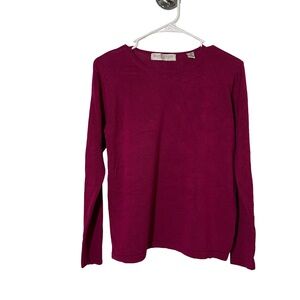 Valerie Stevens Fuchsia Silk Top